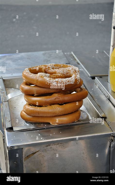 New York pretzels, New York City, USA Stock Photo - Alamy