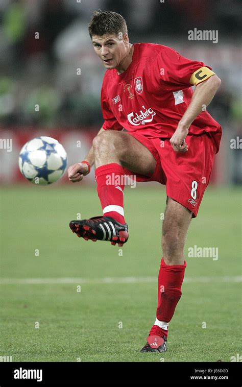 STEVEN GERRARD, AC MILAN V LIVERPOOL, CHAMPIONS LEAGUE FINAL 2005 ...