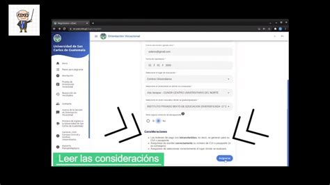 Asignación Prueba Orientación Vocacional Ingreso USAC 2023 YouTube