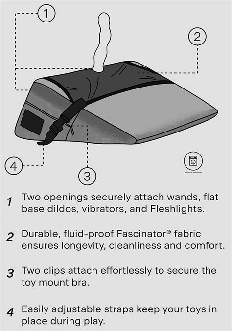 Fascinator Birdi Sex Toy Mount Strap For Liberator Wedge