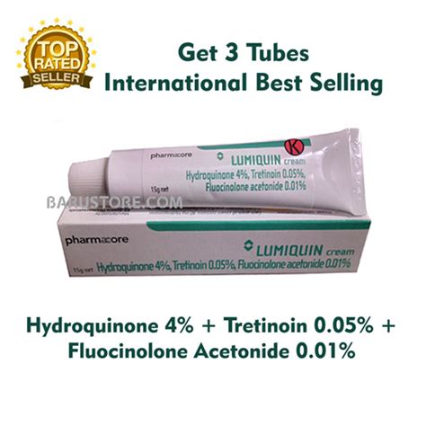 Qoo10 3 X Lumiquin Cream Hydroquinone Tretinoin For Melasma