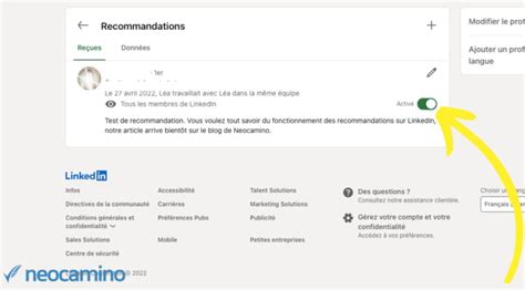 Recommandation LinkedIn Exemples Et Bonnes Pratiques Neocamino