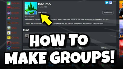 How To Make A Professional Roblox Group Youtube