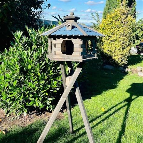 Darlux Vogelfutterhaus Xl Sechseck Vogelhaus St Nder Futterstelle