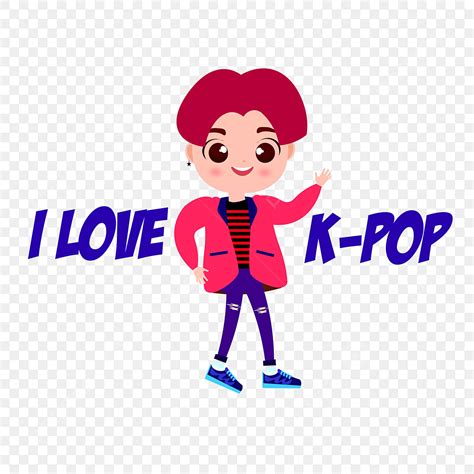 K Pop Clipart PNG Images, Cute Chibi Red Hair Boy Dance K Pop, Cute, Chibi, Cartoon PNG Image ...