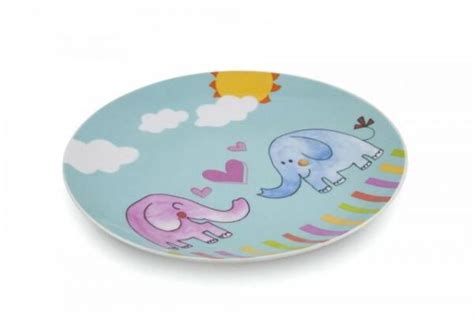 Kinekus Tanier detský plytký porcelánový 21 cm SLON Akin sk