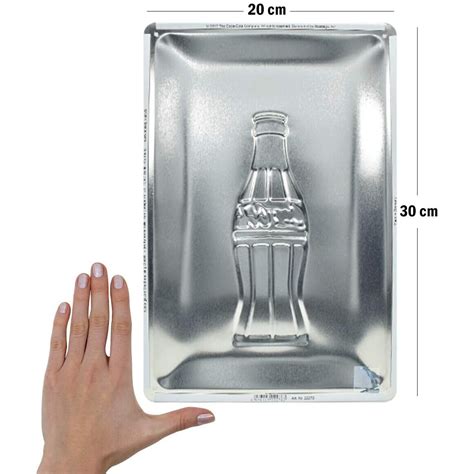 Placa Decor Metalica 20x30 Cm Coca Cola Ice Cold EMAG Ro