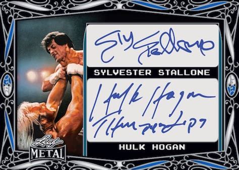 2024 Leaf Metal Legends Wrestling Checklist Set Details Boxes