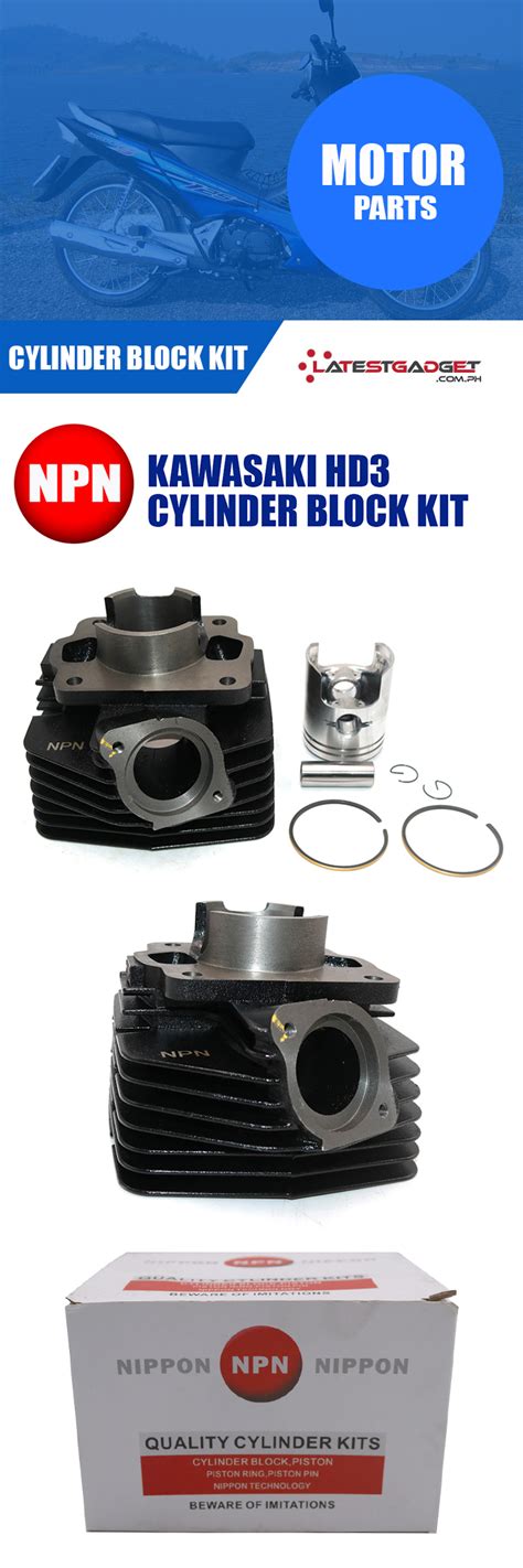 NPN Cylinder Block Kit For Kawasaki HD3 LatestGadget