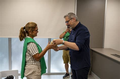 Four Families From Barcelona Receive The Keys To Their Homes From The