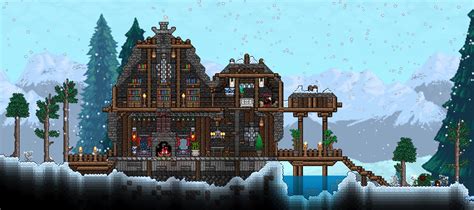 Cozy Snow Cabin ️🌨 Rterraria