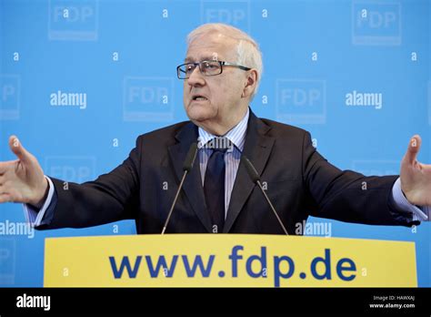 Fdp Press Conference With Rainer Bruederle Stock Photo Alamy