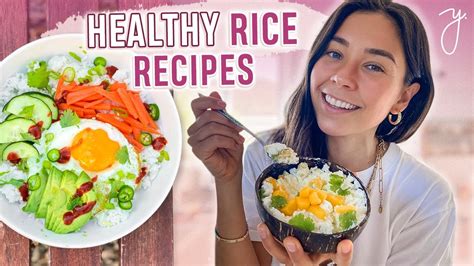 3 Rice Recipes I Easy And Healthy🍚 Youtube