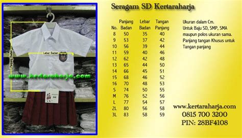 53 Ukuran Standar Baju Seragam Sd Inspirasi Untuk Gaya