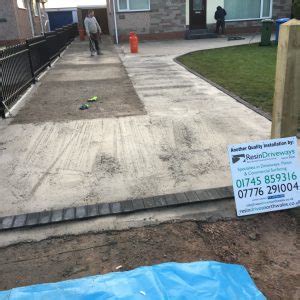 Resin Driveway Bodelwyddan North Wales Resin Driveways North Wales