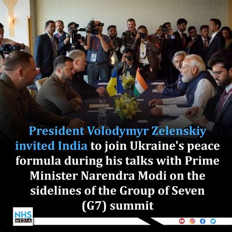 Nhs Media On Twitter The Meeting Between The Indian Pm And Ukrainian