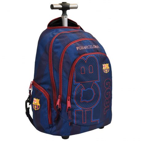 Sac Dos Roulettes Cm Fc Barcelone Basic Haut De Gamme Trolley Fcb