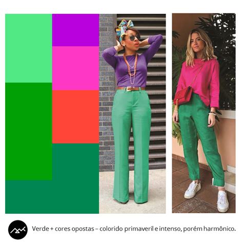 Verde E Seus Acordes Moda Colorida Looks Combina Es De Cores De Roupas