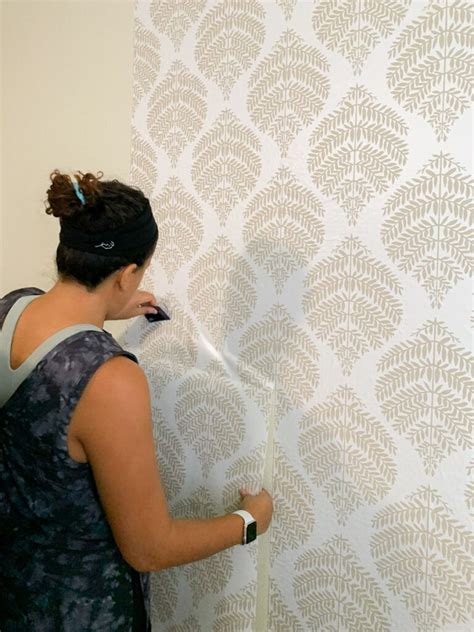 How To Install Peel And Stick Wallpaper Tips For Renters In 2021