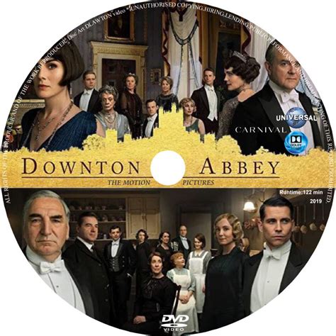 Downton Abbey (2019) R0 Custom DVD Label - DVDcover.Com