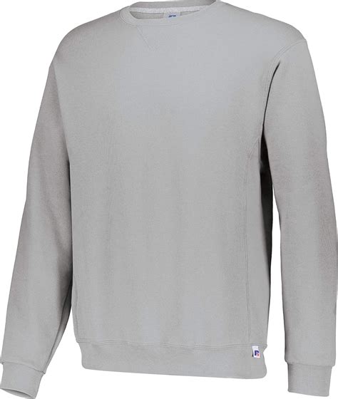 Russell Athletic Mens Dri Power Crewneck Sweatshirt Oxford Medium