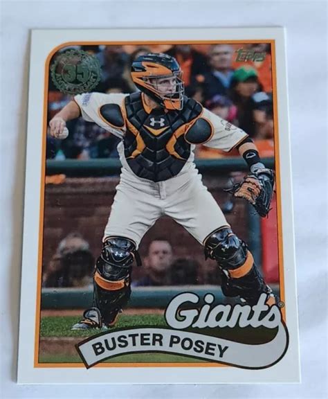 2024 TOPPS SERIES 1 Buster Posey 1989 Insert 35e Anniversaire 89B 91