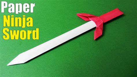 Origami Katana A Step By Step Guide To Creating A Paper Sword Easy Origami Tutorial