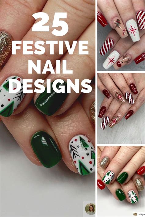 25 Festive Christmas Nail Designs For 2023 Christmas Nail Designs