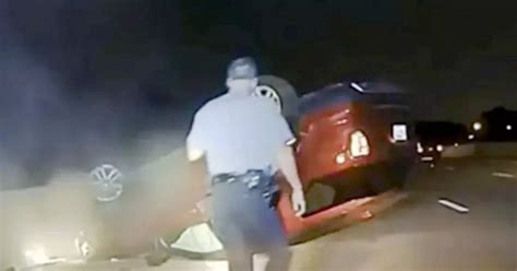 Cop Flips Pregnant Woman S Car Over Because She Didn T Pull Over Fast