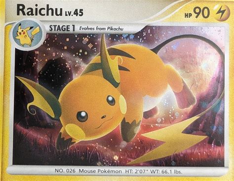 Raichu Lv45 8100 Rare Holo Diamond And Pearl Stormfront Pack