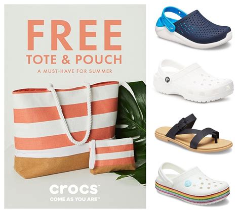 DSW: Free Tote and Pouch with Crocs Purchase! – Wear It For Less