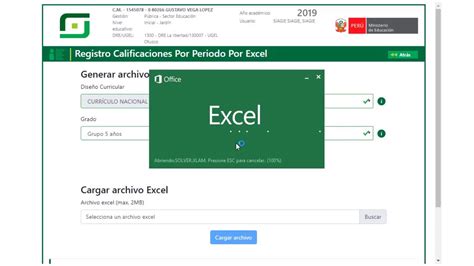 Siagie Registro De Calificaciones Por Excel Youtube