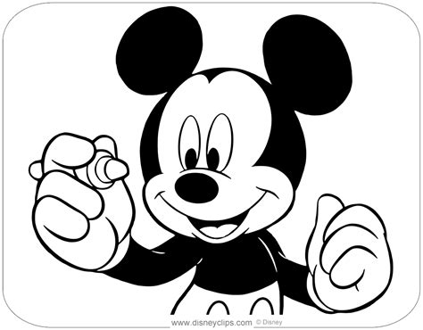 Mickey Mouse Coloring Pages