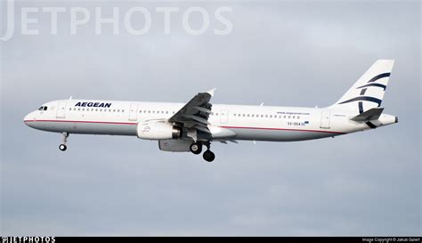 SX DGA Airbus A321 231 Aegean Airlines Jakub Galert JetPhotos