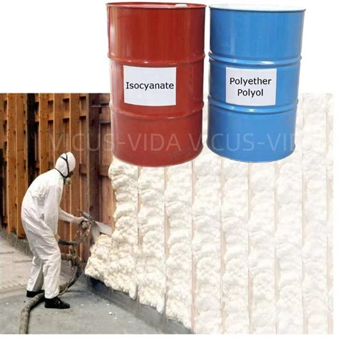 Closed Cell Pu Spray Polyurethane Foam Insulation Polyol And Mdi Two