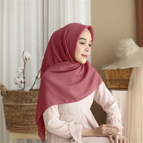 Jual Bella Square Hijab Segiempat Polycotton Premium Termurah Hijab