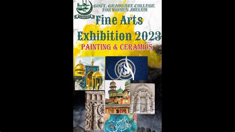 FINE ARTS EXHIBITION IN GOVT GRADUATE COLLEGE FOR WOMEN JHELUM FROM