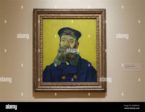 One Of Vincent Van Goghs The Postman Joseph Roulin Is Photographed