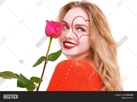 Charming Blonde Girl Image Photo Free Trial Bigstock