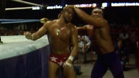 Ricky The Dragon Steamboat Vs Macho Man Randy Savage Maple Leaf