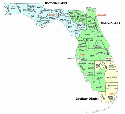 Useful Maps Explaining Floridas Judicial System