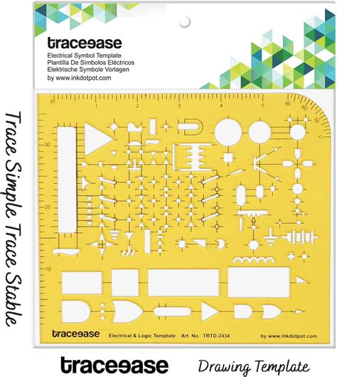 Traceease Plantilla Eléctrica De Dibujo De Plantilla Eléctrica Y Lógica