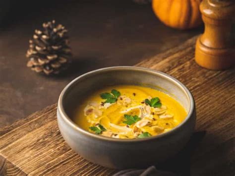 Velout Potimarron Et Courge Butternut Au Lait De Noix De Coco