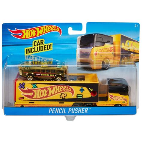 Hot Wheels Pencil Rusher Taşıyıcı Tır ve Araba Seti Bebekya
