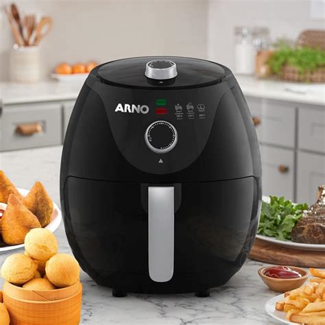 Fritadeira Air Fryer 3 2L Arno Easy Fry Preta 127V Aqui Tem Pechincha