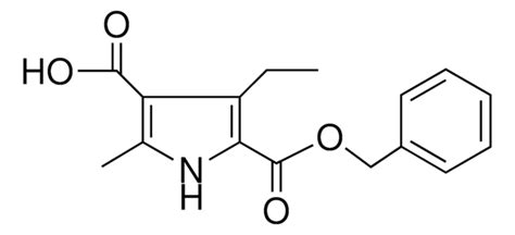 3 ETHYL 5 METHYL 1H PYRROLE 2 4 DICARBOXYLIC ACID 2 BENZYL ESTER