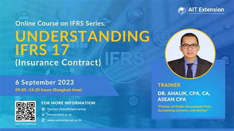 Online Course On IFRS Series Understanding IFRS 17 Insurance Contract