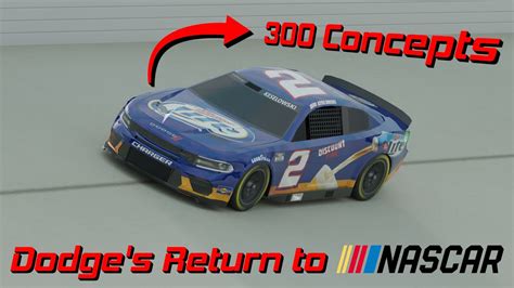 Creating OVER 300 Concepts For Dodge S Return To NASCAR Aerodynamic