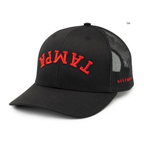 Upside Down Tampa Hat - Trucker: Black