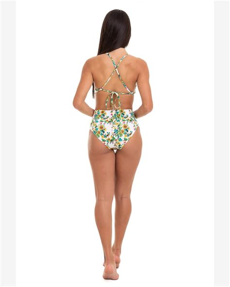 Riachuelo Biquini Hot Pants Florido Bio Beachwear
